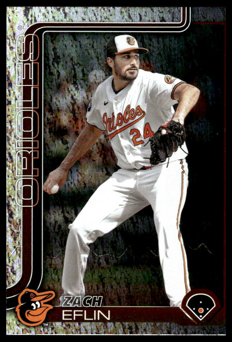 2025 Topps #188 Zach Eflin Holo Foil
